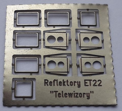 Ramki reflektorów ET22 "telewizory" H0