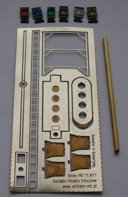 Semafor 4-komorowy H0