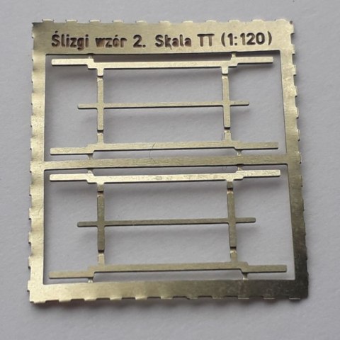 Ślizgi pantografów TT wzór 2