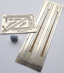 Słup żelbetowy dwuteowy z wysięgnikiem