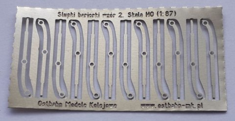 Słupki barierki mostu/wiaduktu wzór 2 H0