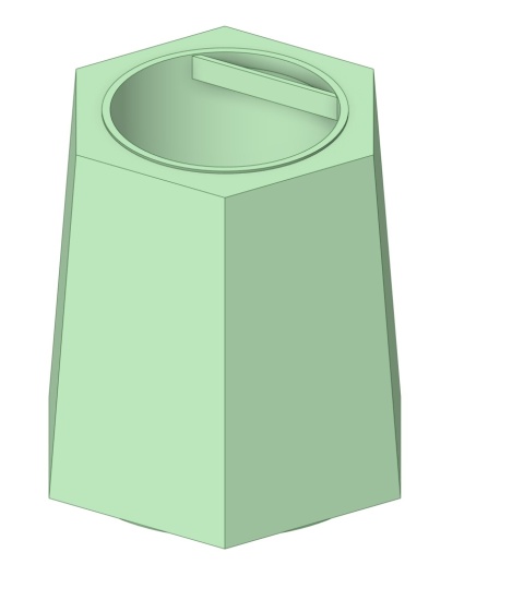 Śmietniki betonowe druk 3D wzór 1