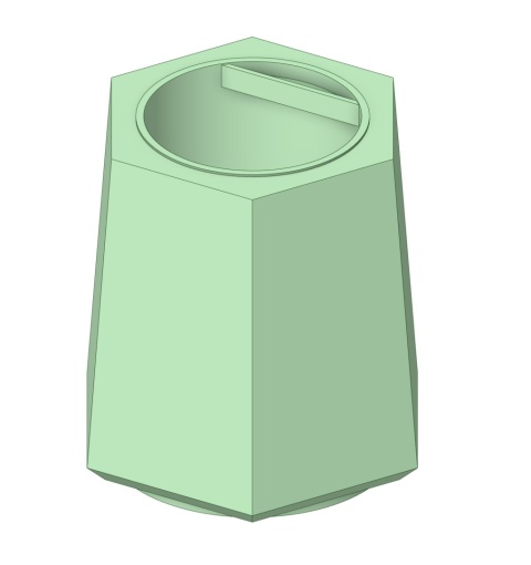 Śmietniki betonowe druk 3D wzór 2