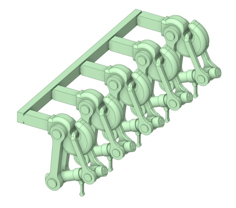 Sprzęgi śrubowe druk 3D