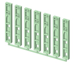 Szczudła żelbetonowe druk 3D (6 sztuk)