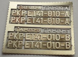 Tabliczki ET41
