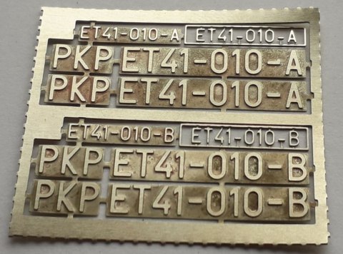 Tabliczki ET41