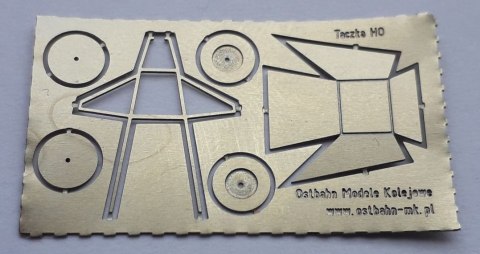 Taczka H0 zestaw do montażu H0