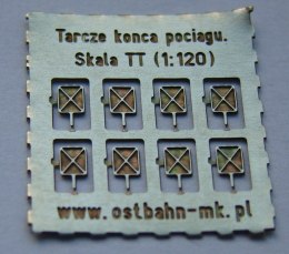 Tarcze końca pociągu TT