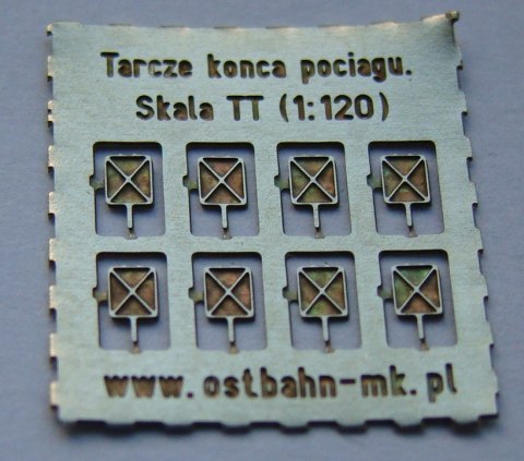 Tarcze końca pociągu TT