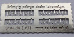 Uchwyty pokryw dachu lokomotywy