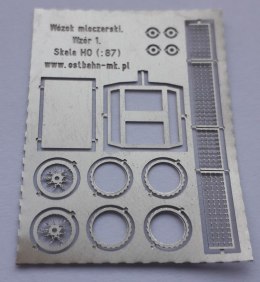 Wózek mleczarski ażurowy