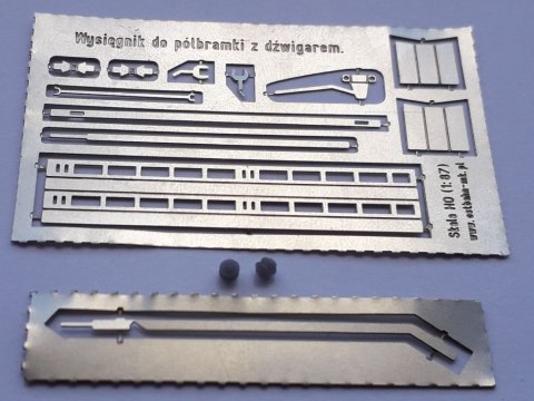 Wysięgnik teownikowy do pół-bramki H0 KIT