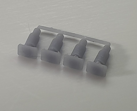 Zderzaki prostokątne 500 mm N (druk 3D)