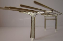 Zestaw peronowy. Słup podwójny na wiatę TT