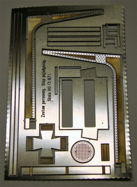 Zestaw peronowy (słup pojedynczy na wiatę) H0