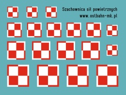 Kalkomania szachownice sił powietrznych