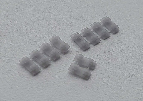 Stopki do szyn kolejowych H0 (20 sztuk) druk 3D